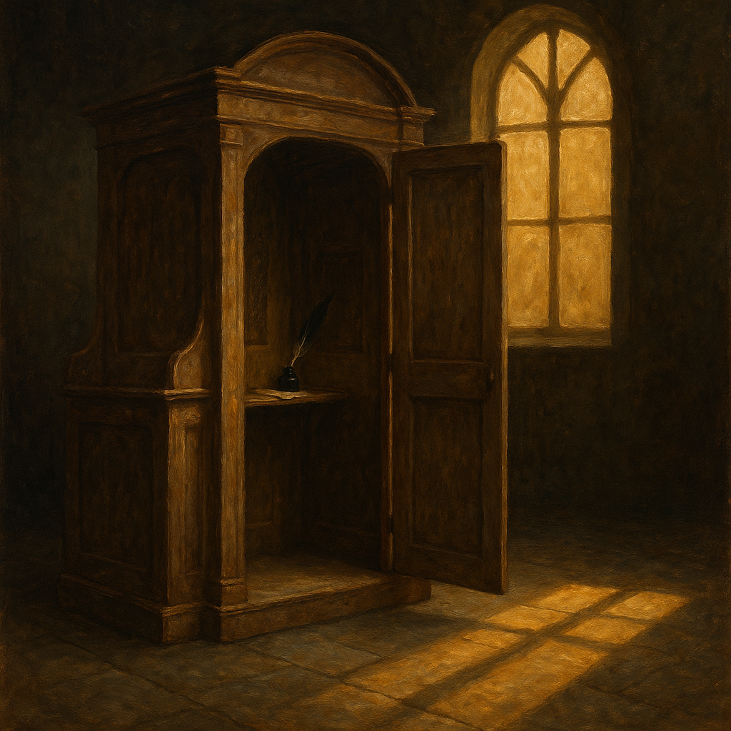 The Confession Booth Does Not Repair the Thing