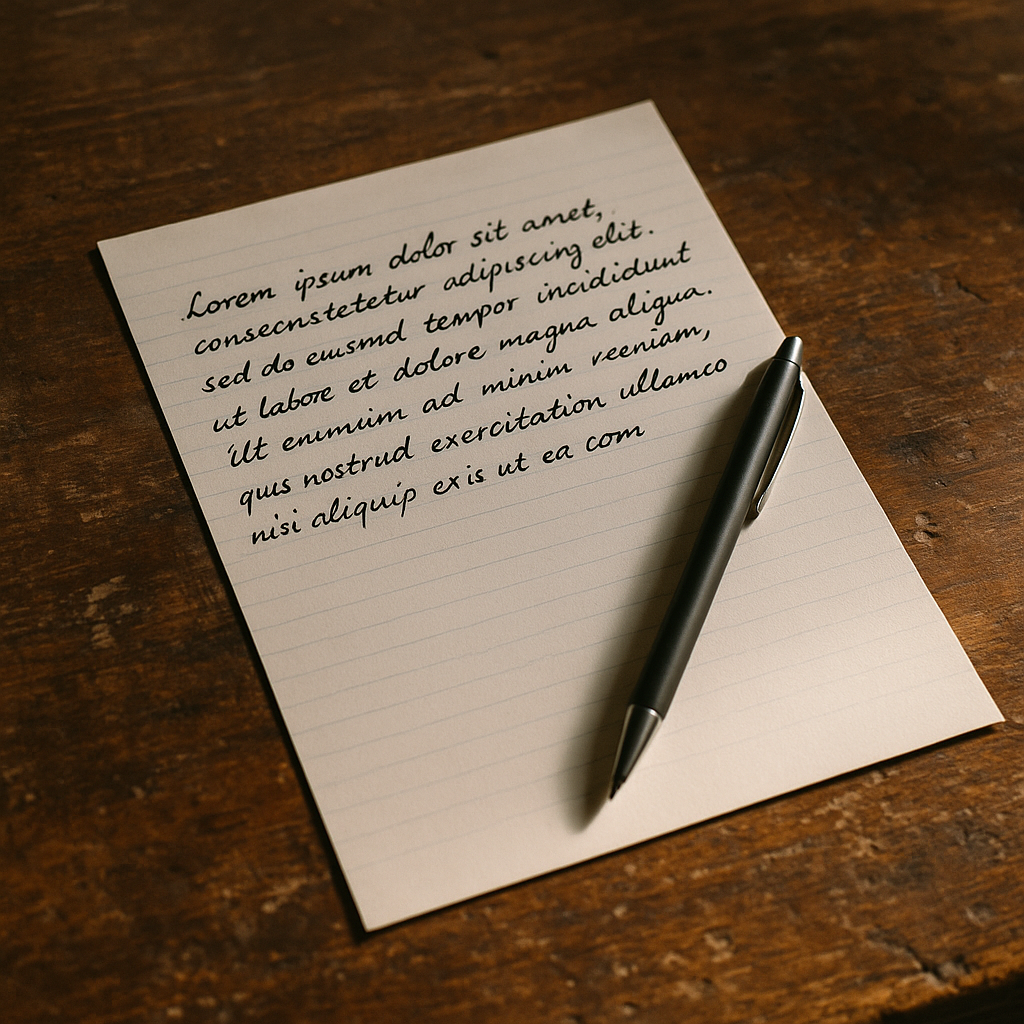 The Sentence I Was Writing